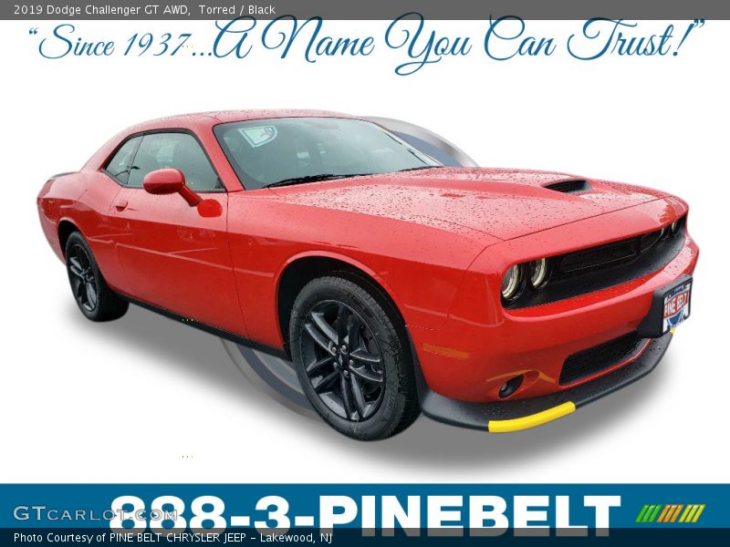 Torred / Black 2019 Dodge Challenger GT AWD