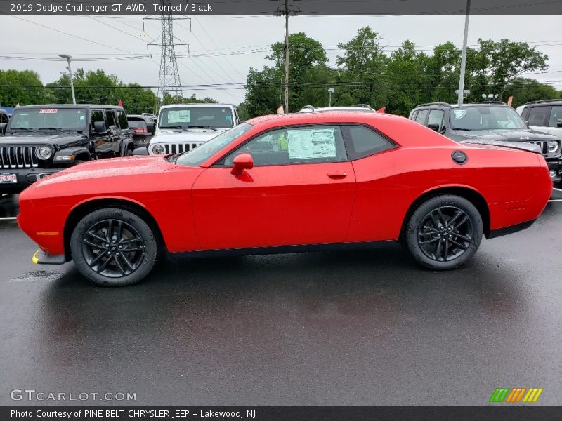 Torred / Black 2019 Dodge Challenger GT AWD