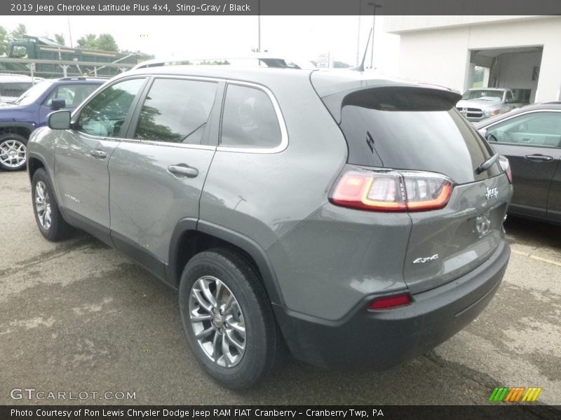 Sting-Gray / Black 2019 Jeep Cherokee Latitude Plus 4x4