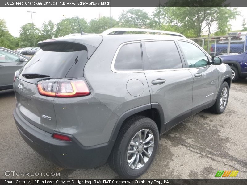 Sting-Gray / Black 2019 Jeep Cherokee Latitude Plus 4x4