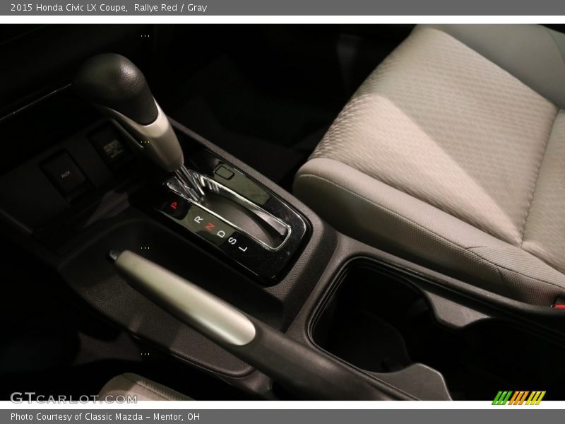 Rallye Red / Gray 2015 Honda Civic LX Coupe