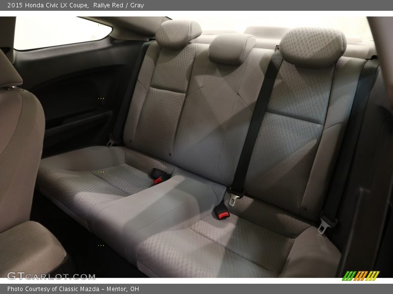 Rallye Red / Gray 2015 Honda Civic LX Coupe