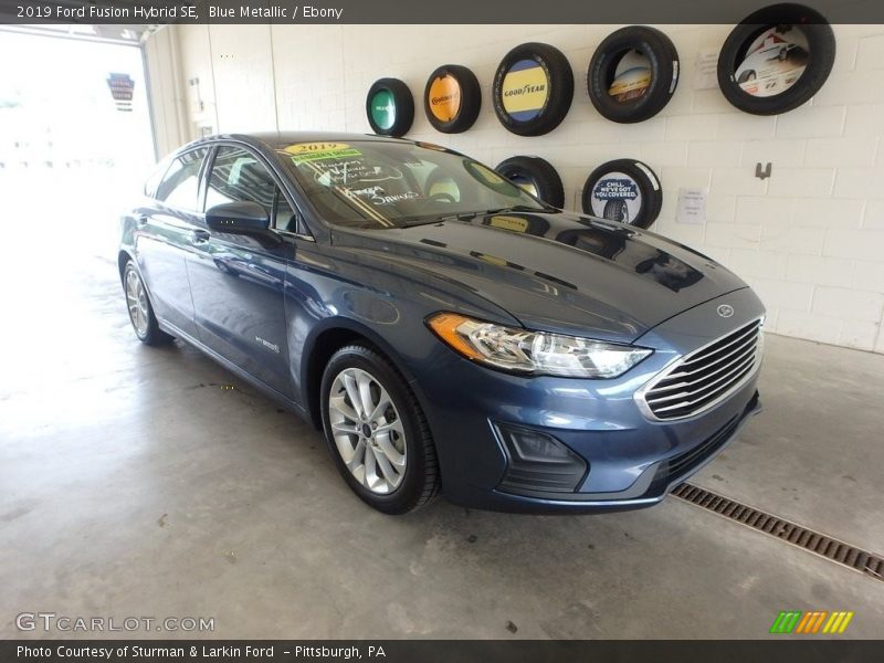 Blue Metallic / Ebony 2019 Ford Fusion Hybrid SE