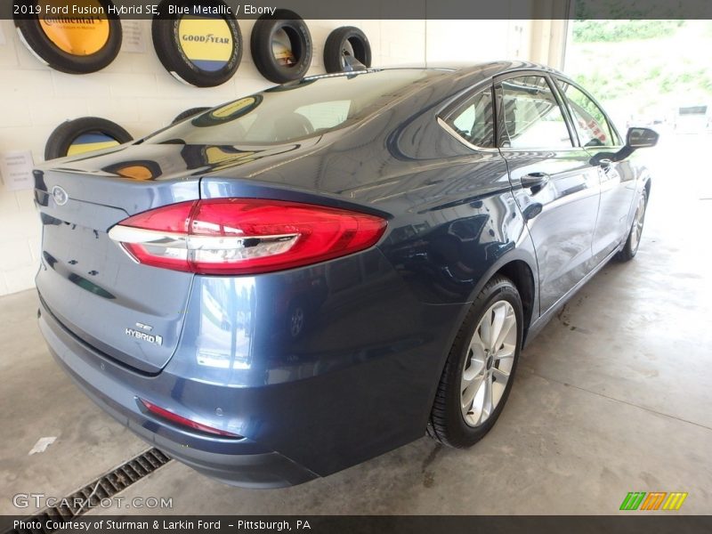 Blue Metallic / Ebony 2019 Ford Fusion Hybrid SE