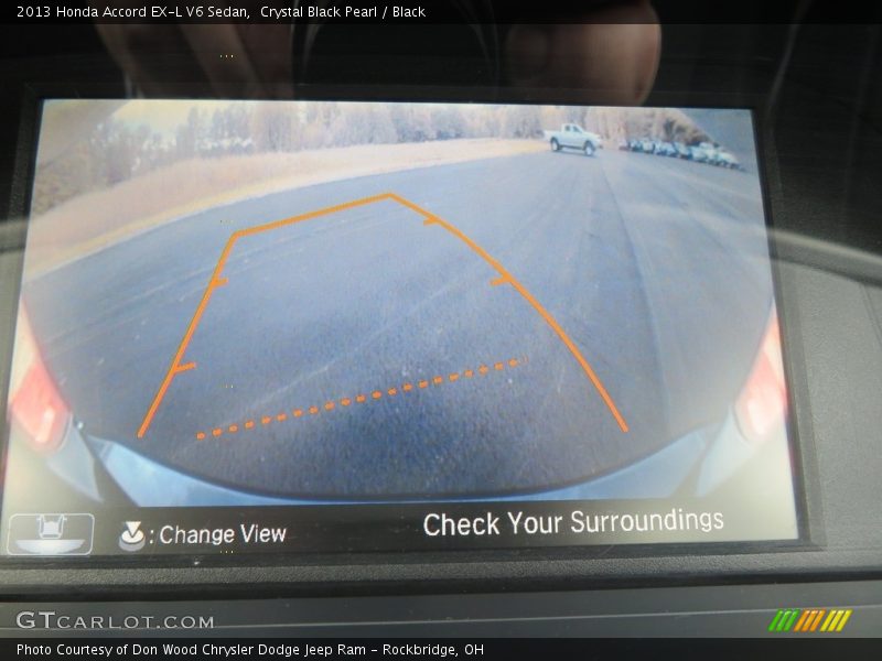 Crystal Black Pearl / Black 2013 Honda Accord EX-L V6 Sedan