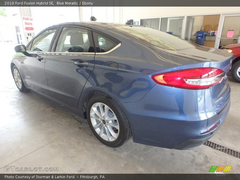 Blue Metallic / Ebony 2019 Ford Fusion Hybrid SE