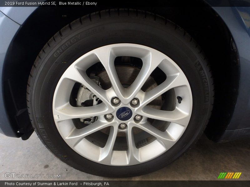 Blue Metallic / Ebony 2019 Ford Fusion Hybrid SE
