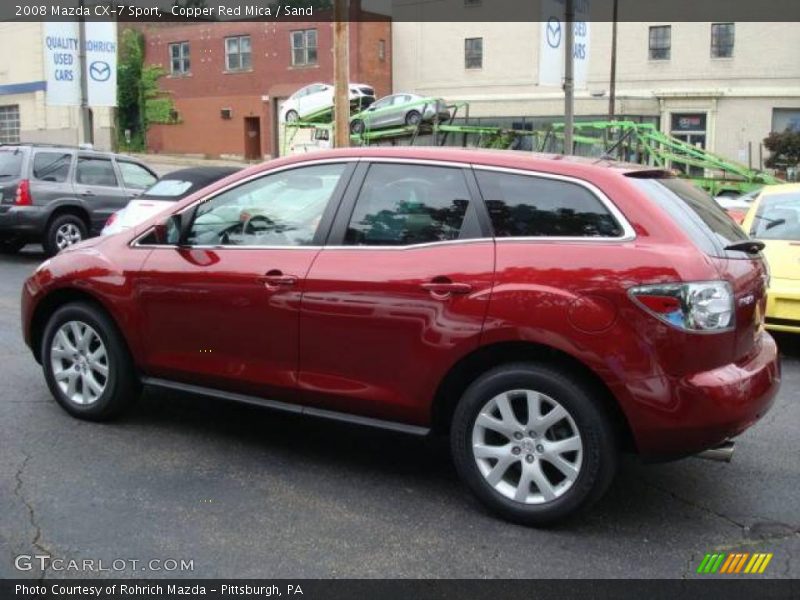 Copper Red Mica / Sand 2008 Mazda CX-7 Sport
