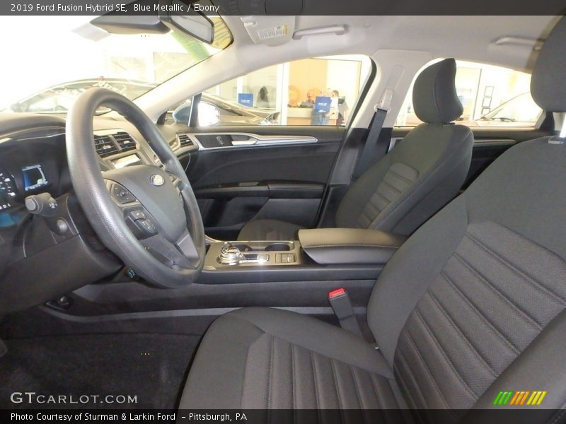 Blue Metallic / Ebony 2019 Ford Fusion Hybrid SE
