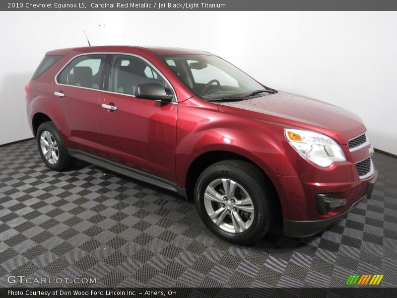 Cardinal Red Metallic / Jet Black/Light Titanium 2010 Chevrolet Equinox LS