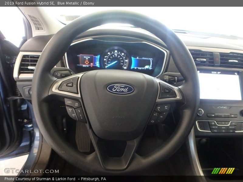 Blue Metallic / Ebony 2019 Ford Fusion Hybrid SE