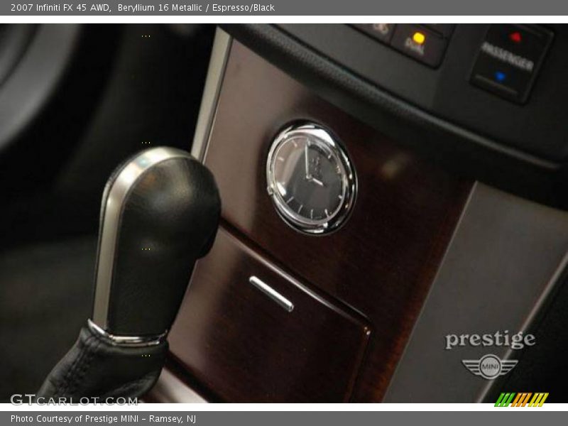 Beryllium 16 Metallic / Espresso/Black 2007 Infiniti FX 45 AWD