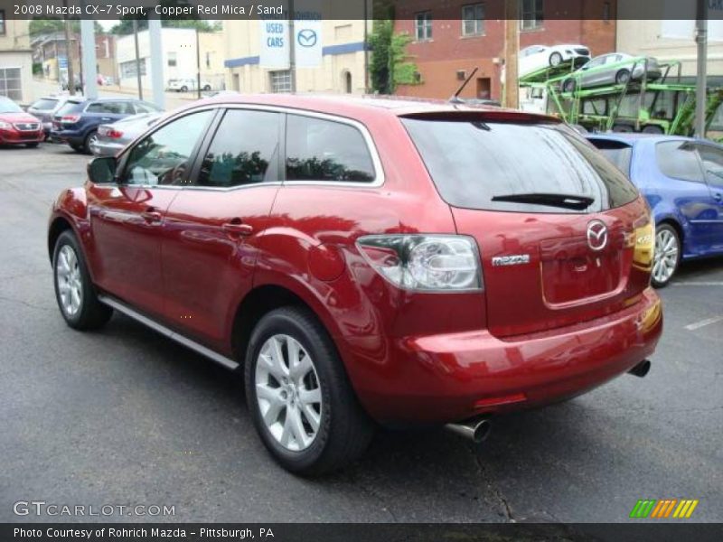 Copper Red Mica / Sand 2008 Mazda CX-7 Sport