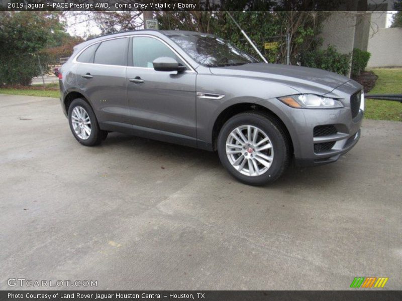Corris Grey Metallic / Ebony 2019 Jaguar F-PACE Prestige AWD