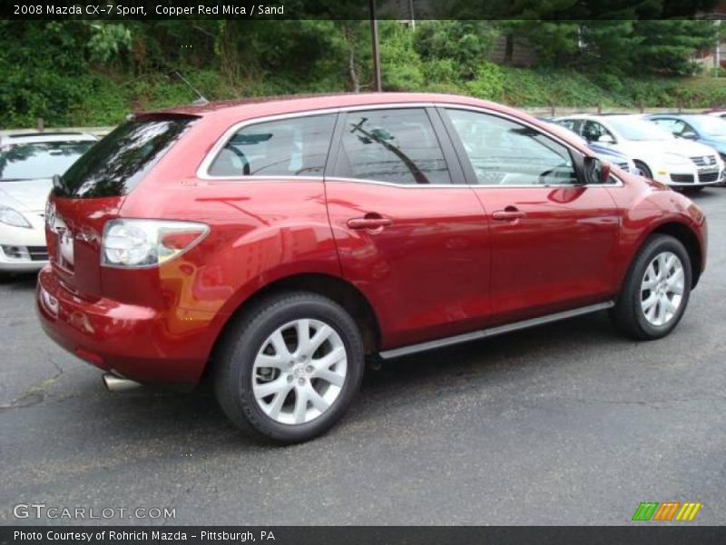 Copper Red Mica / Sand 2008 Mazda CX-7 Sport