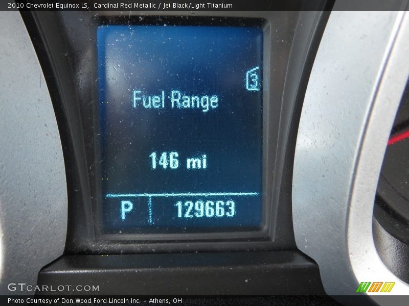 Cardinal Red Metallic / Jet Black/Light Titanium 2010 Chevrolet Equinox LS
