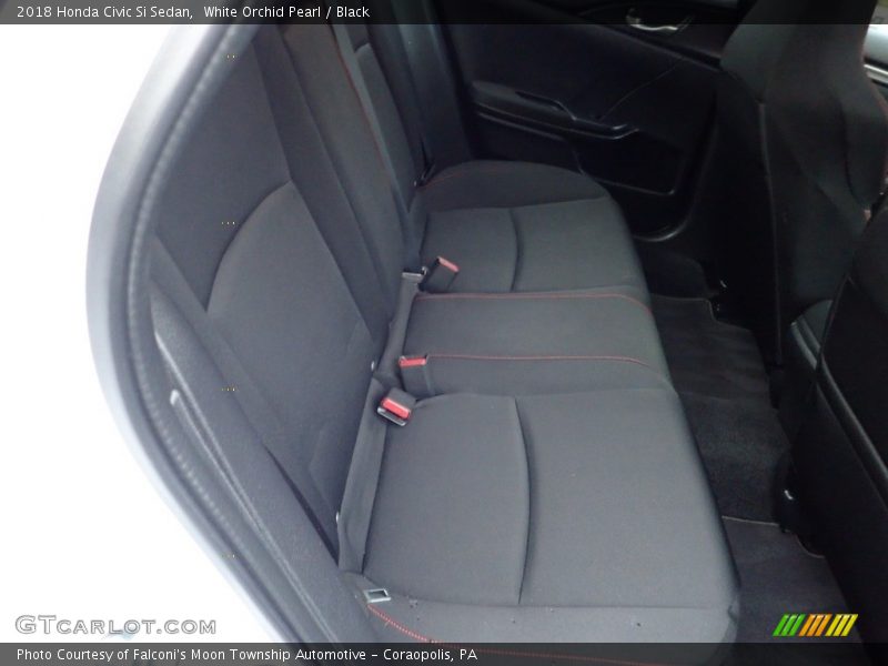 White Orchid Pearl / Black 2018 Honda Civic Si Sedan