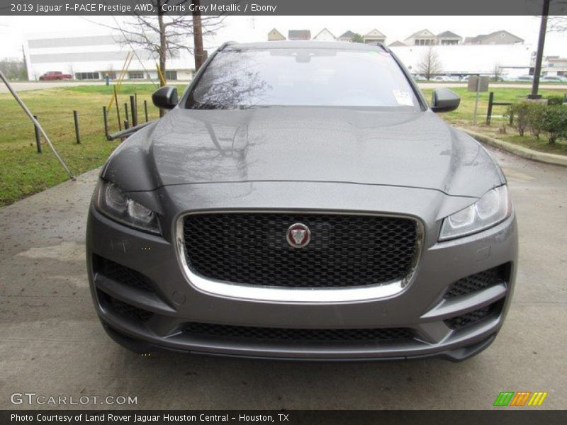 Corris Grey Metallic / Ebony 2019 Jaguar F-PACE Prestige AWD