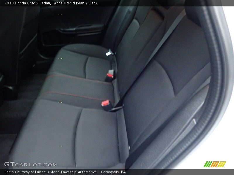 White Orchid Pearl / Black 2018 Honda Civic Si Sedan