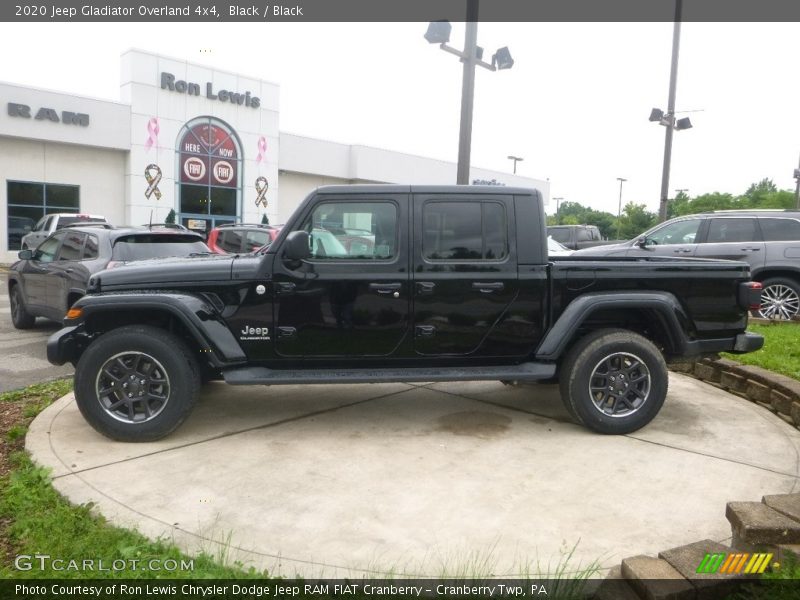 Black / Black 2020 Jeep Gladiator Overland 4x4