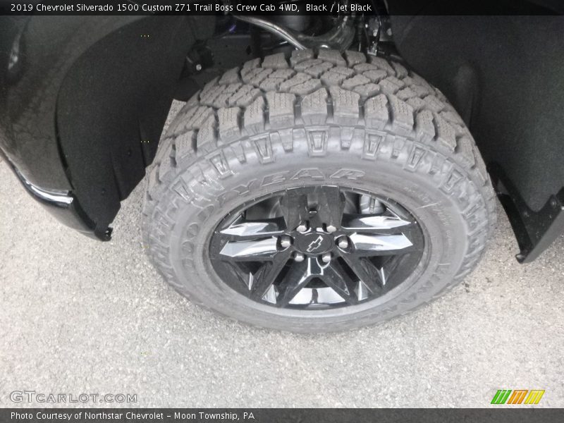Black / Jet Black 2019 Chevrolet Silverado 1500 Custom Z71 Trail Boss Crew Cab 4WD