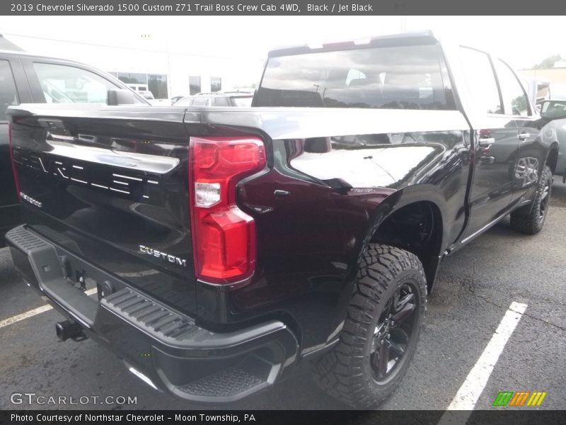 Black / Jet Black 2019 Chevrolet Silverado 1500 Custom Z71 Trail Boss Crew Cab 4WD