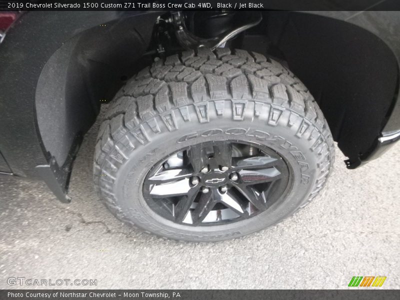 Black / Jet Black 2019 Chevrolet Silverado 1500 Custom Z71 Trail Boss Crew Cab 4WD