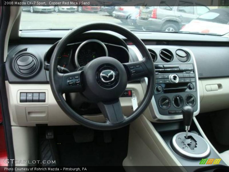 Copper Red Mica / Sand 2008 Mazda CX-7 Sport