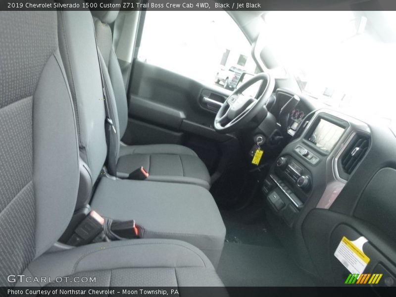 Black / Jet Black 2019 Chevrolet Silverado 1500 Custom Z71 Trail Boss Crew Cab 4WD