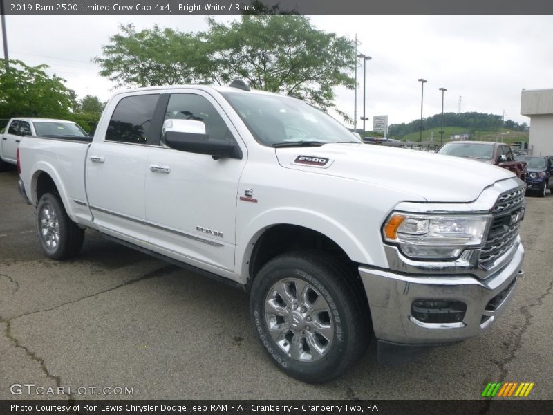 Bright White / Black 2019 Ram 2500 Limited Crew Cab 4x4