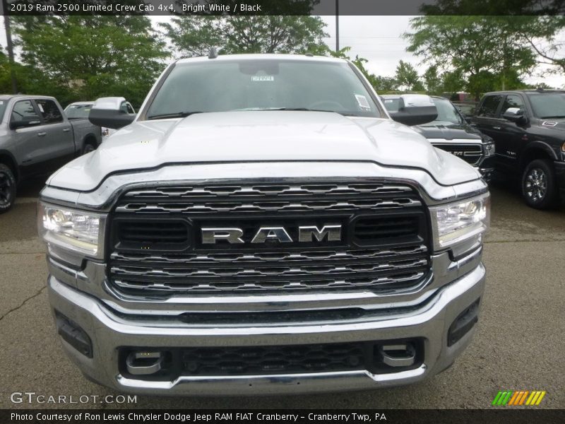 Bright White / Black 2019 Ram 2500 Limited Crew Cab 4x4