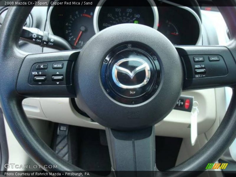 Copper Red Mica / Sand 2008 Mazda CX-7 Sport