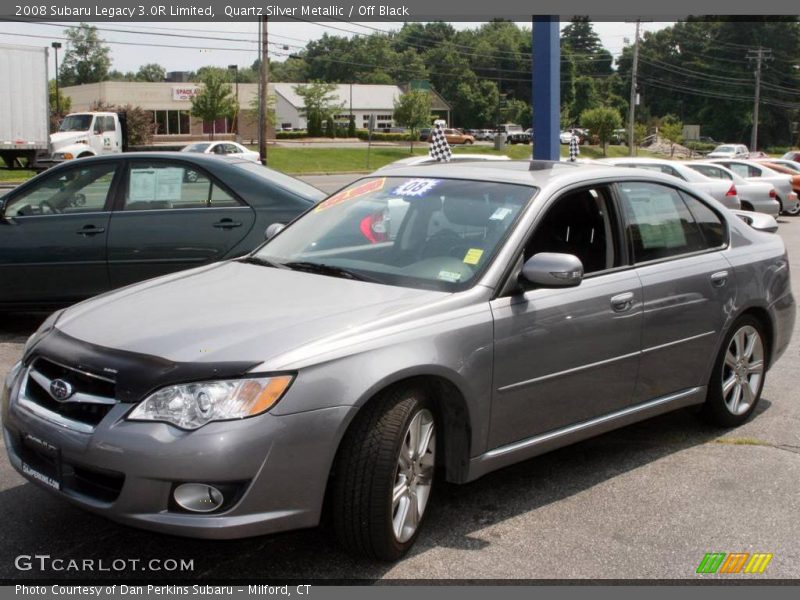 Quartz Silver Metallic / Off Black 2008 Subaru Legacy 3.0R Limited