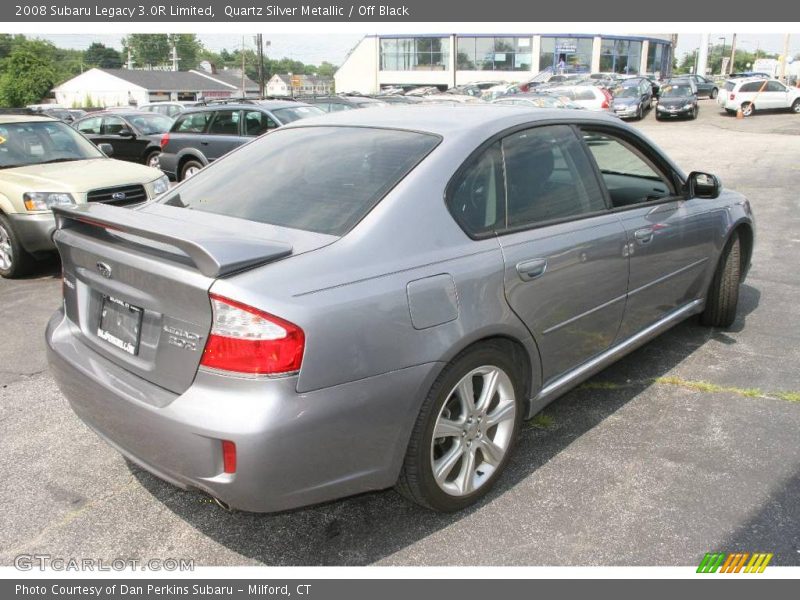 Quartz Silver Metallic / Off Black 2008 Subaru Legacy 3.0R Limited
