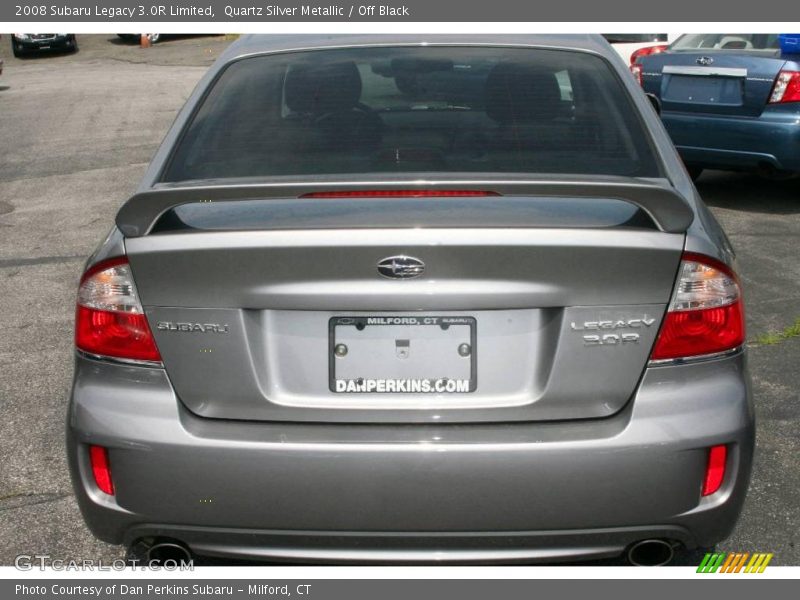 Quartz Silver Metallic / Off Black 2008 Subaru Legacy 3.0R Limited