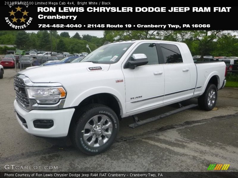 Bright White / Black 2019 Ram 2500 Limited Mega Cab 4x4
