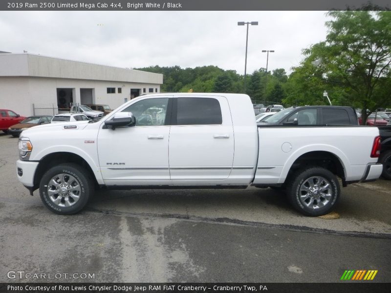 Bright White / Black 2019 Ram 2500 Limited Mega Cab 4x4
