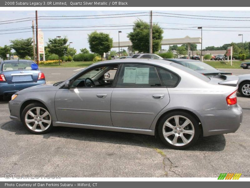 Quartz Silver Metallic / Off Black 2008 Subaru Legacy 3.0R Limited