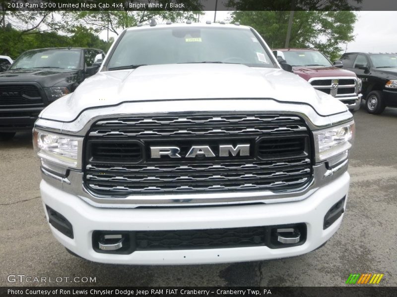 Bright White / Black 2019 Ram 2500 Limited Mega Cab 4x4