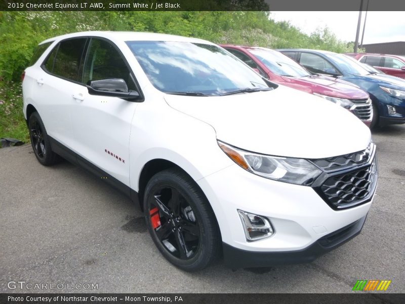 Summit White / Jet Black 2019 Chevrolet Equinox LT AWD