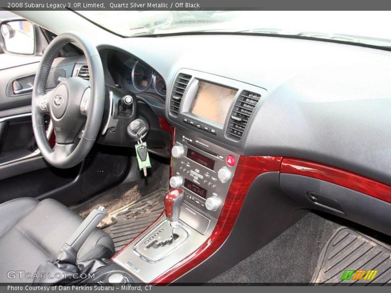 Quartz Silver Metallic / Off Black 2008 Subaru Legacy 3.0R Limited