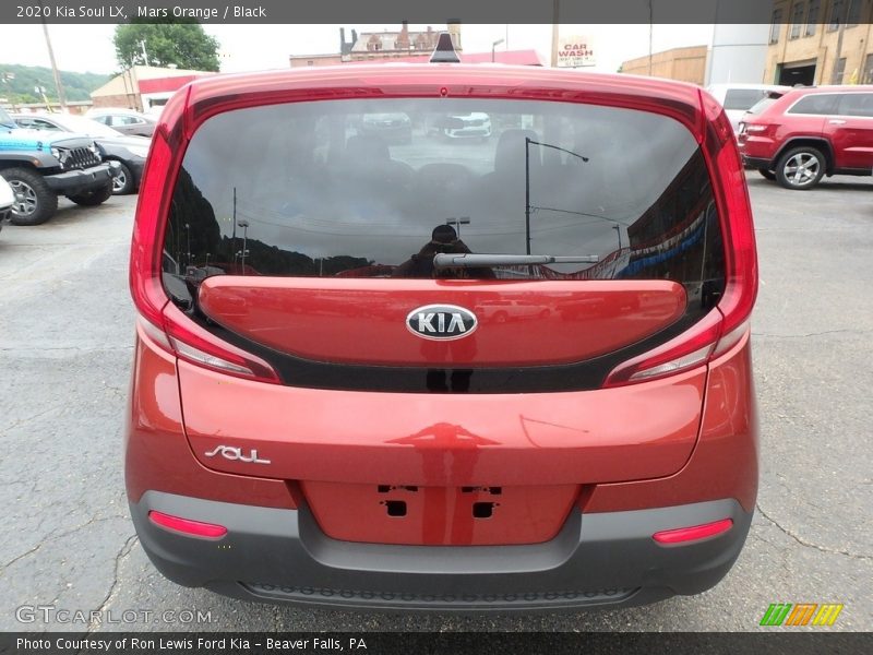 Mars Orange / Black 2020 Kia Soul LX