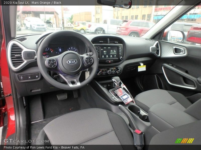  2020 Soul LX Black Interior