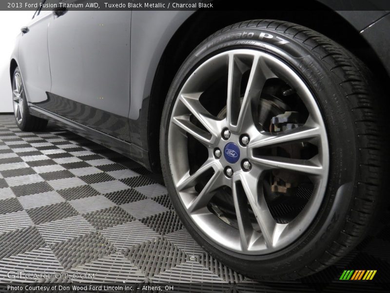 Tuxedo Black Metallic / Charcoal Black 2013 Ford Fusion Titanium AWD