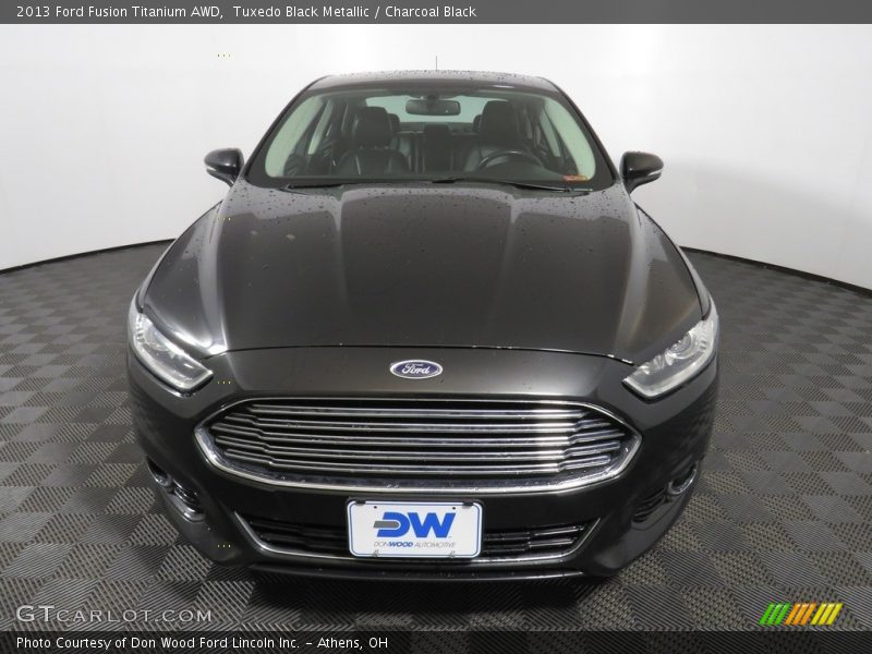 Tuxedo Black Metallic / Charcoal Black 2013 Ford Fusion Titanium AWD