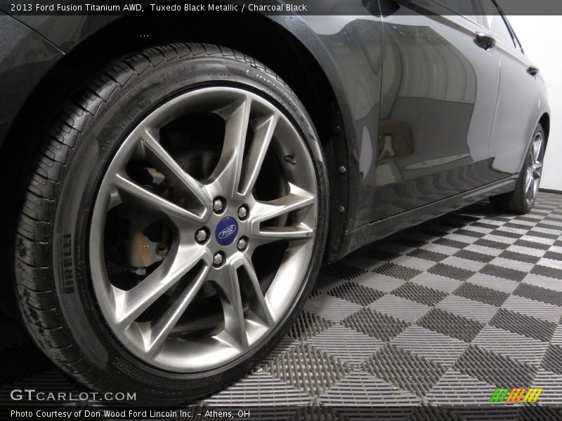 Tuxedo Black Metallic / Charcoal Black 2013 Ford Fusion Titanium AWD