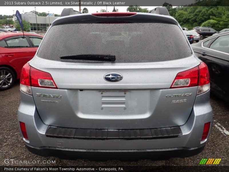 Ice Silver Metallic / Off Black Leather 2013 Subaru Outback 2.5i Limited