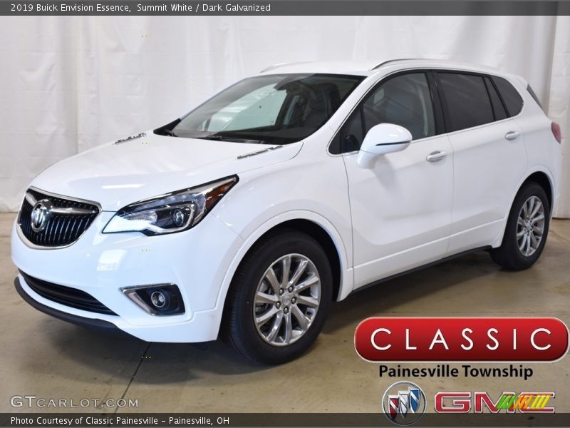 Summit White / Dark Galvanized 2019 Buick Envision Essence