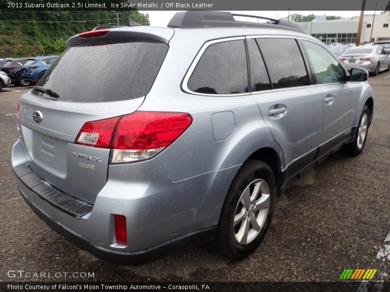 Ice Silver Metallic / Off Black Leather 2013 Subaru Outback 2.5i Limited