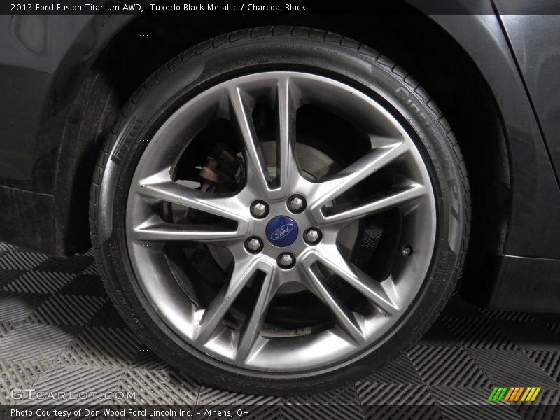 Tuxedo Black Metallic / Charcoal Black 2013 Ford Fusion Titanium AWD